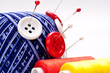 pins in wool ball with buttons pins in wool ball with buttons