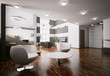 Apartment interior 3d render