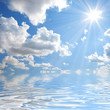 sunny sky background