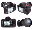 Professional Camera Over White