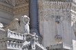 Lion guarding the entrance of the Fouviere's Basilica Lion guarding the entrance of the Fouviere's Basilica