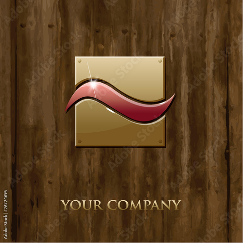 Vector: logo entreprise, abstrait logo entreprise, abstrait