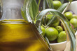 olive oil and olives