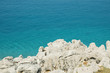 Beautiful rocky beach in Albania