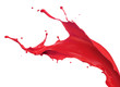 red paint splash