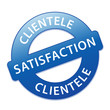 Tampon SATISFACTION CLIENTELE (satisfait service clients qualité