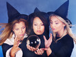 Young woman with crystal ball. Fortune Telling. Young woman with crystal ball. Fortune Telling.