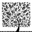 Art tree beautiful for your design