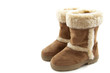 Fluffy warm boots