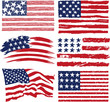American flags