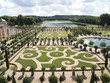 Decorative gardens at Versailles in France