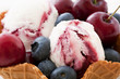 Früchte mit Eis