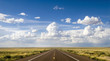 Scenic stretch of Route 66 in Arizona