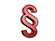 3D Paragraph in Rot
