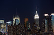New York City panorama with Manhattan Skyline over Hudson River