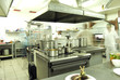 Kitchen with staff Kitchen with staff