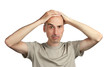 Shocked young man