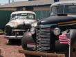 Photo: Old cars in the famous route 66 road Old cars in the famous route 66 road