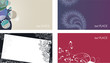 Business cards set