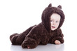baby child in teddy-bear baby child in teddy-bear