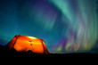 Tent and Northern Lights