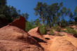 Ockerfelsen in Roussillon