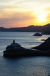 Lighthouse at dusk Bonifacio Lighthouse at dusk Bonifacio