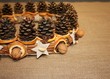 Adventskranz Zapfen