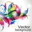 Abstract colorful floral background