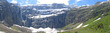 Large panoramic view of the Gavarnie Circus mountains