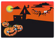 paysage halloween