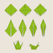 Origami bird