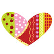 heart from various pieces heart from various pieces