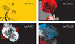 Business cards set