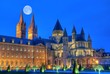 Pleine lune sur l'Abbaye aux Hommes