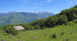 View on the mountains from the Bibeste peak