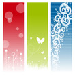Abstract cards with text space