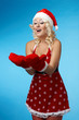 christmas woman