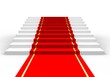 red stairs