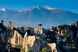 Orgues d'Ille et Canigou en automne