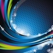 Abstract wave vector background.