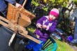 bébé et raisin