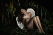 Fine art photo of a woman-angel Fine art photo of a woman-angel