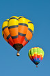 Hot Air Balloon in the Blue Sky