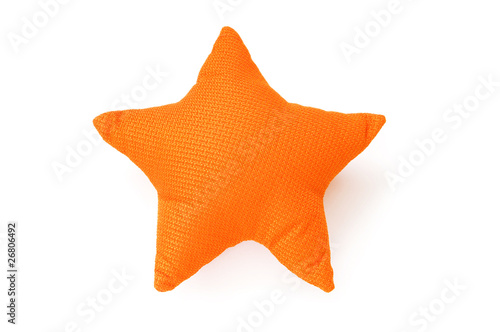 Photo: Bed pillow isolated on the white background Bed pillow isolated on the white background