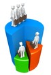 Business teamwork success concept