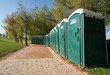 Public toilets in the park