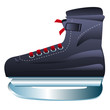 Vektor: Chaussure de patin à glace de hockey Chaussure de patin à glace de hockey