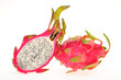Dragon Fruit With A Cut Section View Showing The Seeds