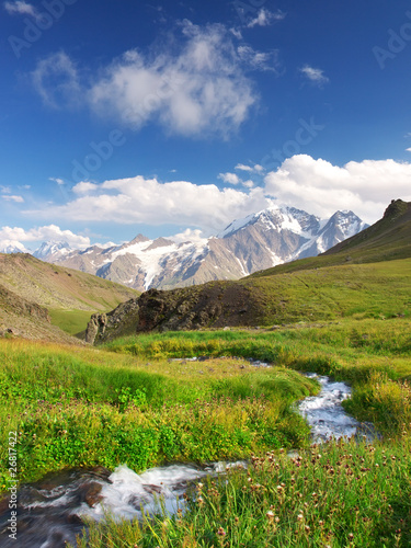 Photo: River on meadow River on meadow
